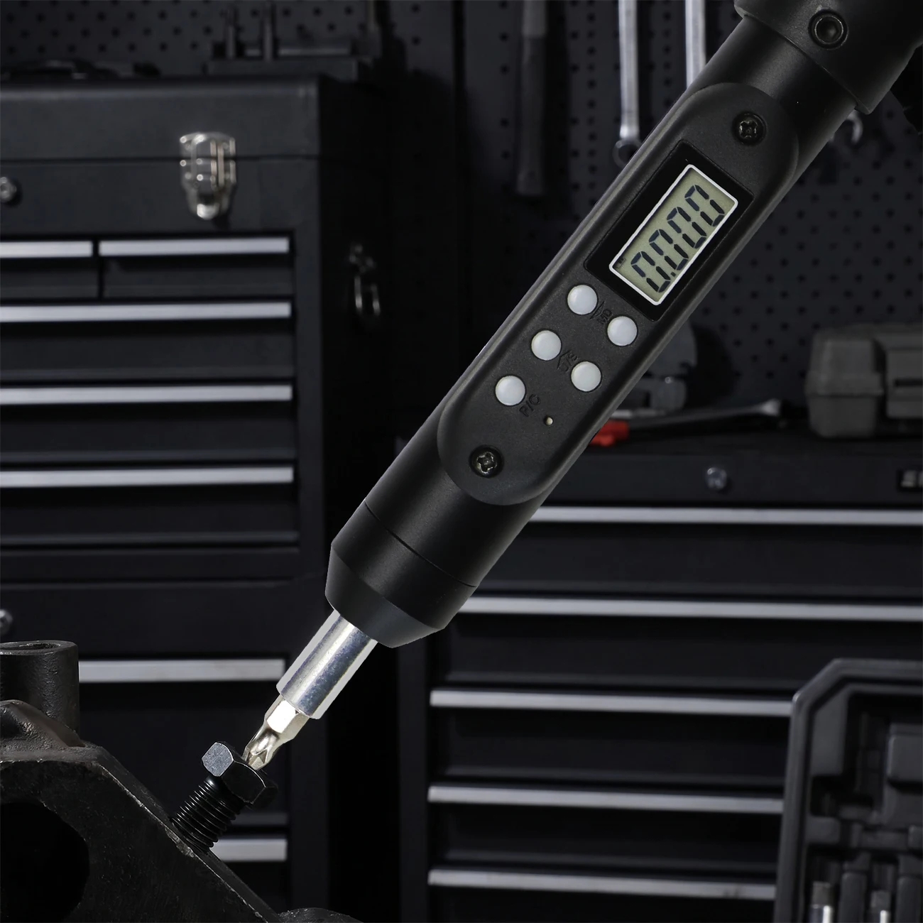 

SHAHE Adjustable Digital Torque Screwdriver Kit, Clear LCD High Precision Electric Industry Maintenance Hand Spanner Tools
