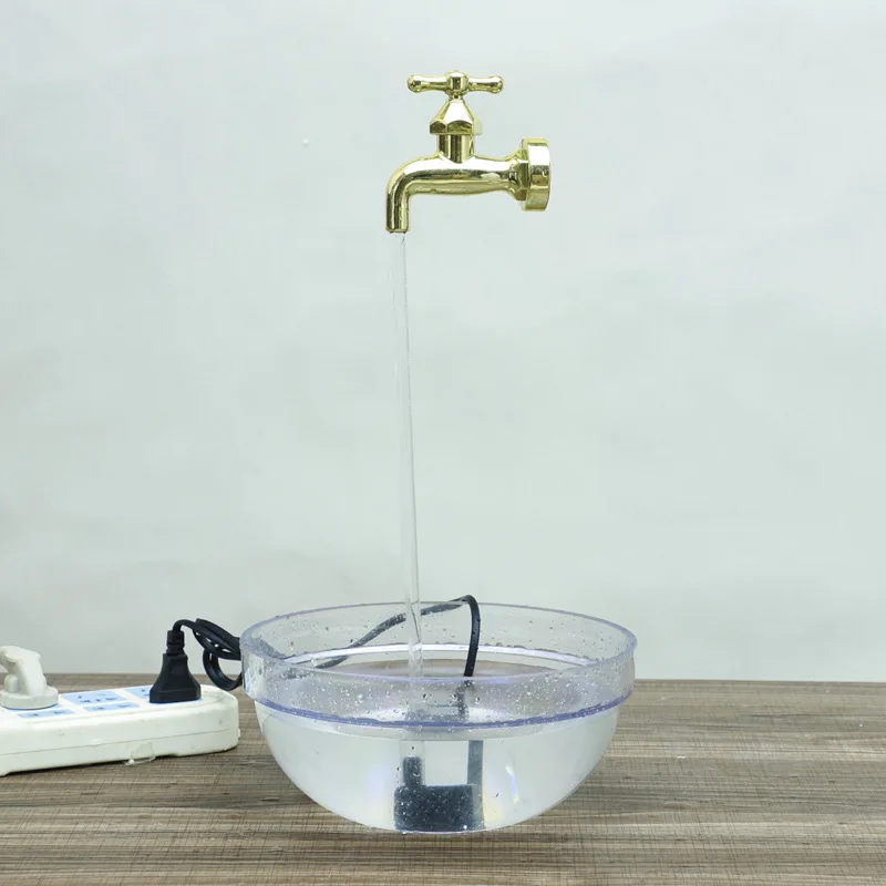 Faucet Fountain Decoration Invisible Flowing Spout Watering Can FountainYard Art Metal Outdoor Watering Gardening Art