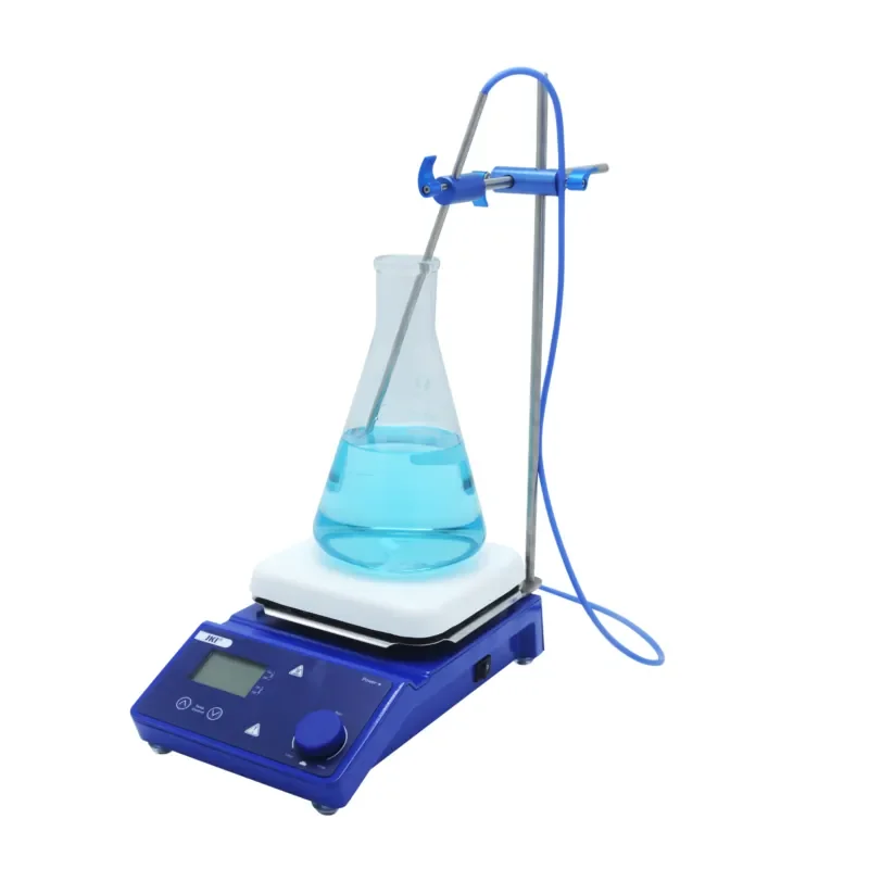 JKI Laboratory Digital Magnetic Stirrer Ceramic Coating Plate Hotplate Jingke Scientific JK-MSH-PRO Brushless Motor 380C Max