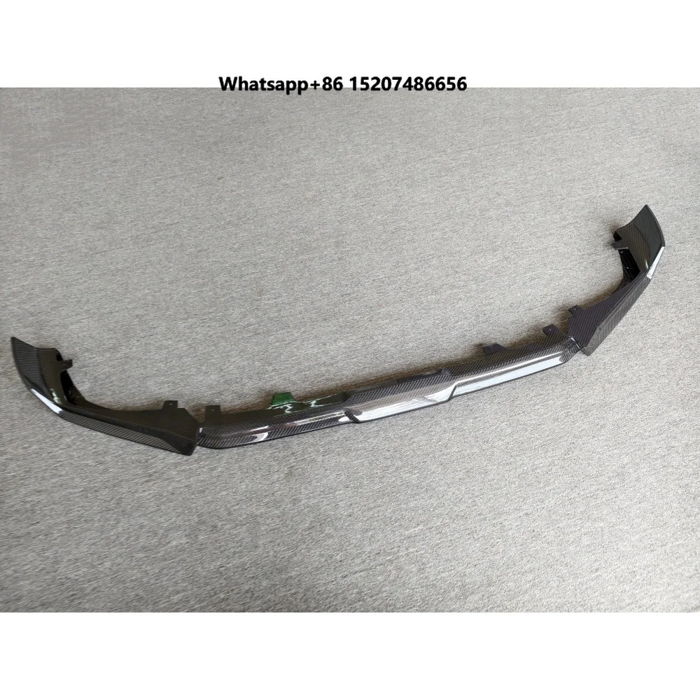 Car Front Lip Upgrade Aul Style Dry Carbon Fiber Front Bumper Lip Front Splitter Suitable for 19-23 X6M