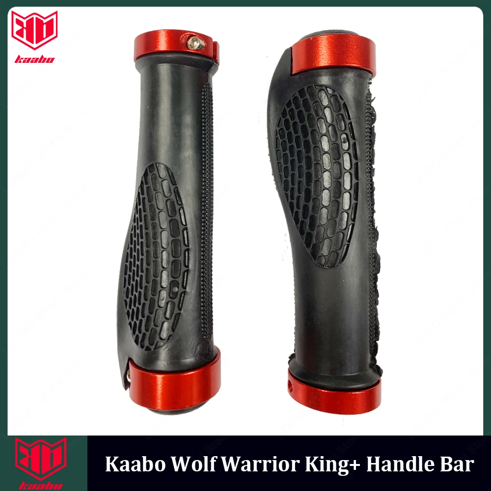 Original Kaabo Wolf Warrior Wolf King Handle Bar Cover Red / Gold Color Non-slip Handle Kaabo Official Parts