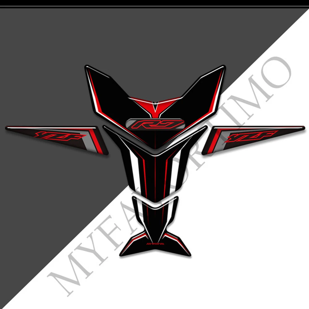 

2022 Motorcycle Stickers Decals Tank Pad Protector Emblem Badge Logo Gas Fuel Oil Kit Knee For YAMAHA YZF-R7 YZF R7 YZFR7