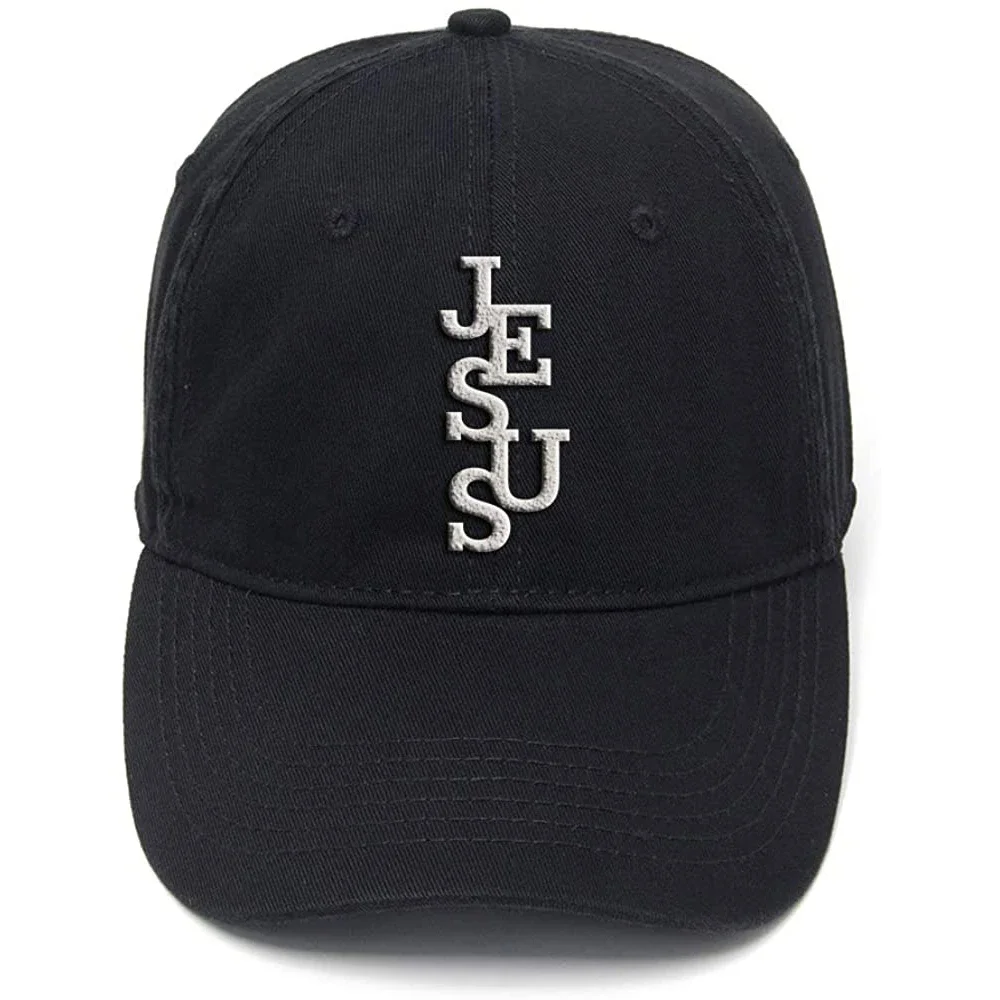 

Lyprerazy Christ Jesus Washed Cotton Adjustable Men Women Unisex Hip Hop Cool Flock Printing Baseball Cap