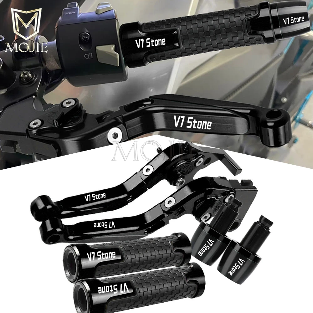 

For Moto Guzzi V7STONE V7 Stone Special Edition 2012 2013 2014 2015 2016 Clutch Lever Brake Lever Sets Adjustable Handle Levers
