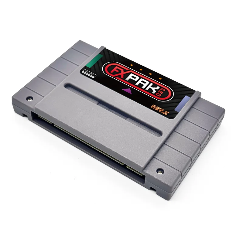 EVERGENESIS Fxpak Pro SNES Rev. X الإصدار SNES Gane Cartridge SD2 بطاقة فلاش لوحدة تحكم ألعاب الفيديو SFC SNES 16 بت مع بطاقة 8G