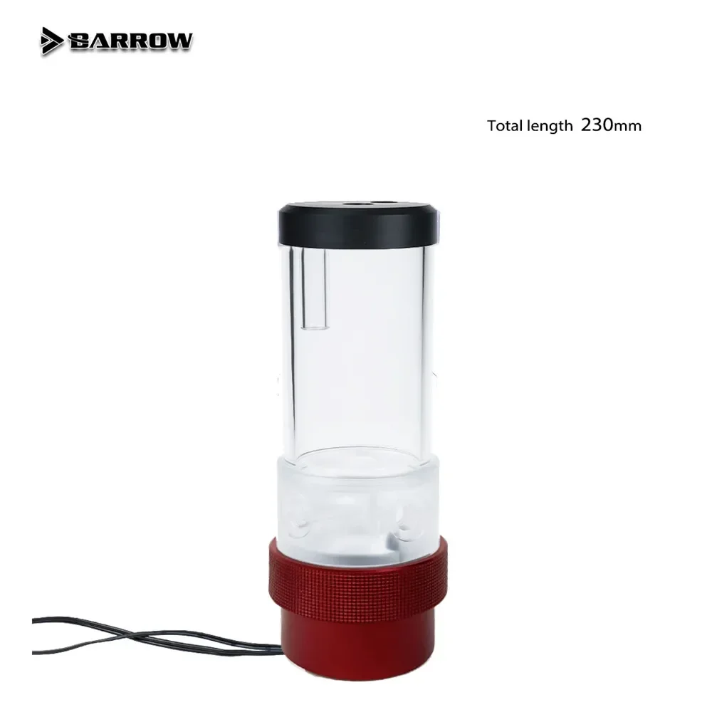 Barrow D5 pump water tank combination PWM 18W, Maximum Flow 1260L/H, acrylic water tank, multi-color optional