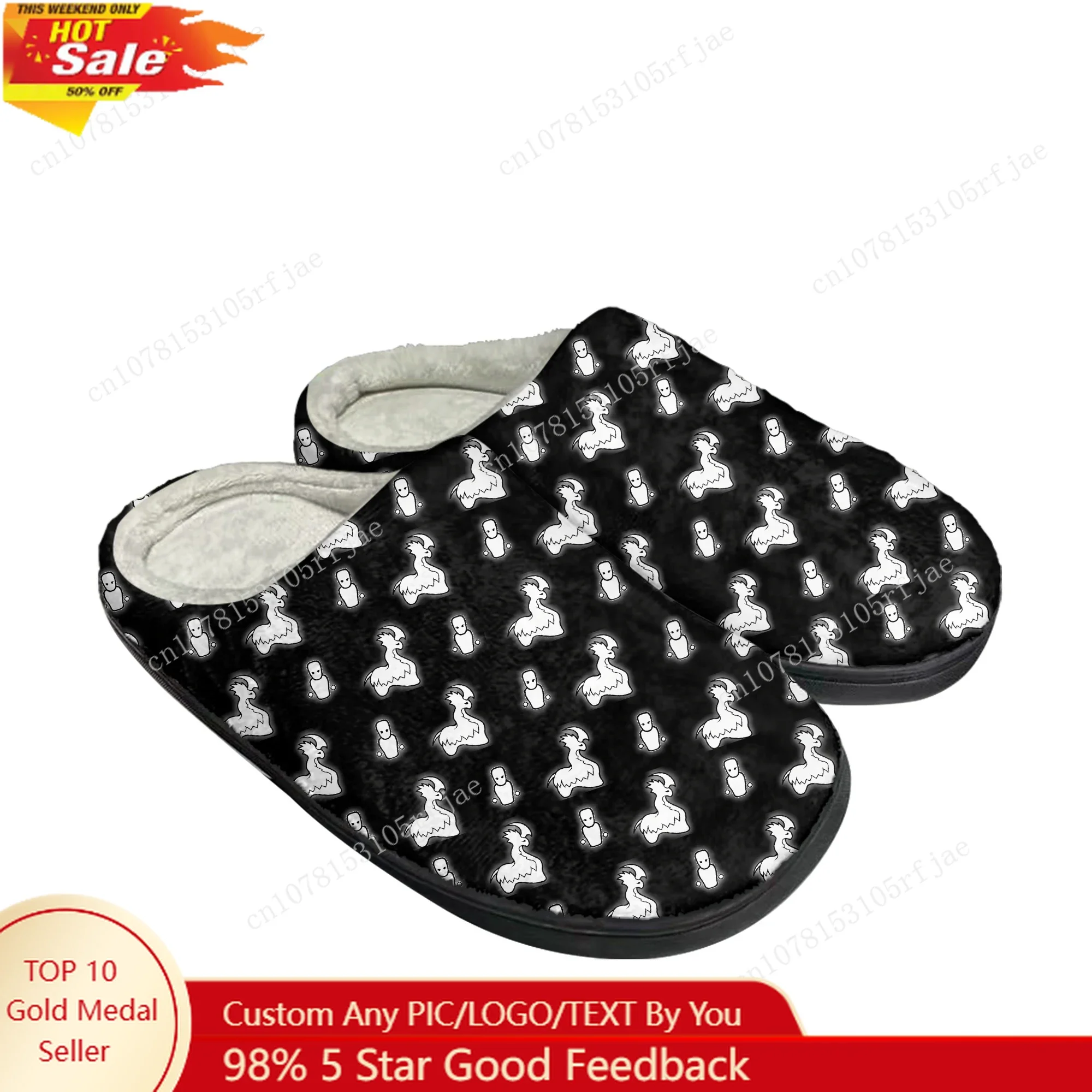 

RimWorld Home Cotton Slippers Hot Cartoon Game Mens Womens Teenager Plush Bedroom Casual Keep Warm Shoes Tailor Made Slipper