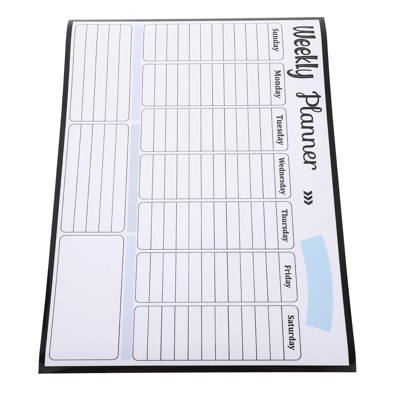 

Erasable Fridge Calendar Multi-Function Magnetic Planner Weekly Schedule Board Reusable Household Fridge Board Plan Supplies