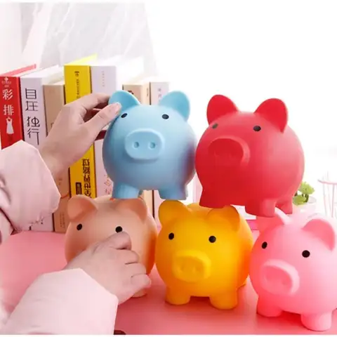 Cartoon Pig Money Box Piggy Bank Coin Storage Box Kids Toy for Birthday Gift Money Saving Box Children Money Bank