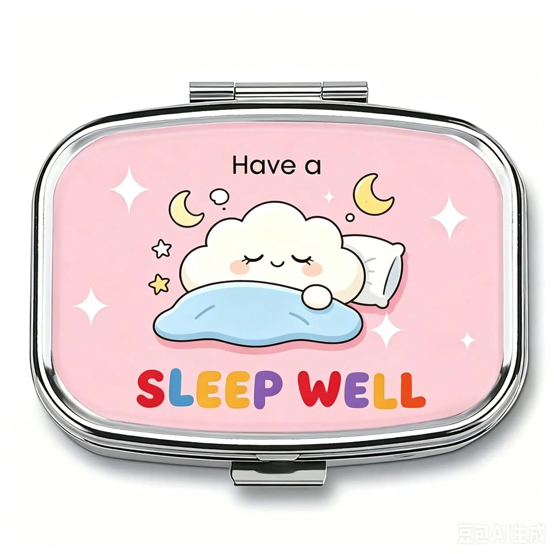 Portable Metal Pill Box, Dual Compartment Design, Travel Medicine Case, Medicine Storage Box, Mini Vitamin Container, Pocket-Sized Pill Box, Decorative Jewelry Box, Creative Travel Gift, Durable Pill Box