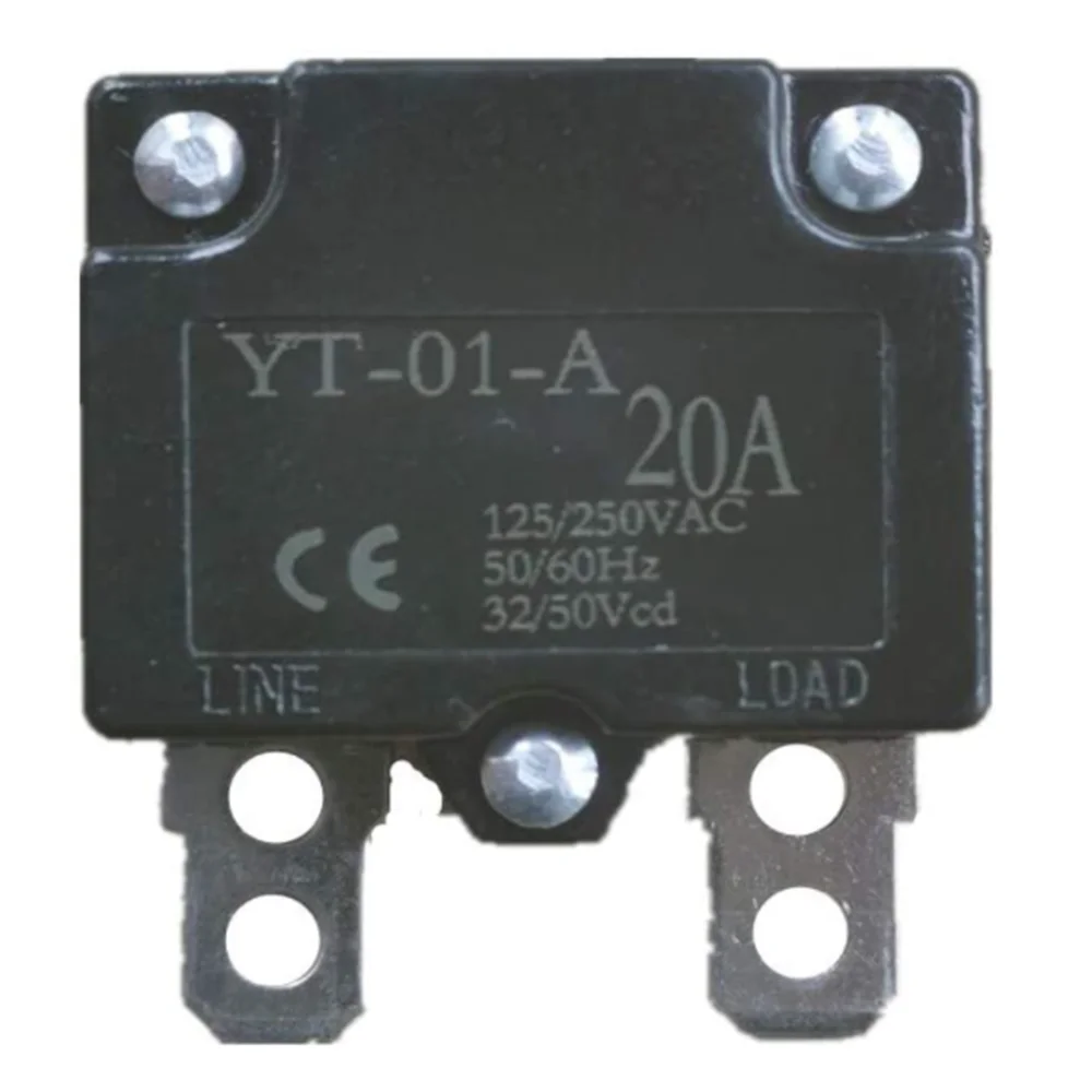 10 Disjoncteurs Fusibles Réarmables Automatiques 125/250V - Protection Surcharge Pour Voiture Et Accessoires