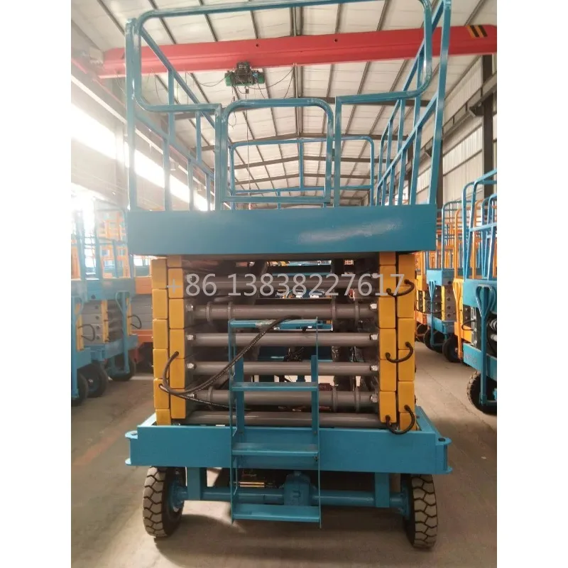 4-16m Semi-automatic Hydraulic Movable Scissors Lift Customizable Aerial Work Platform