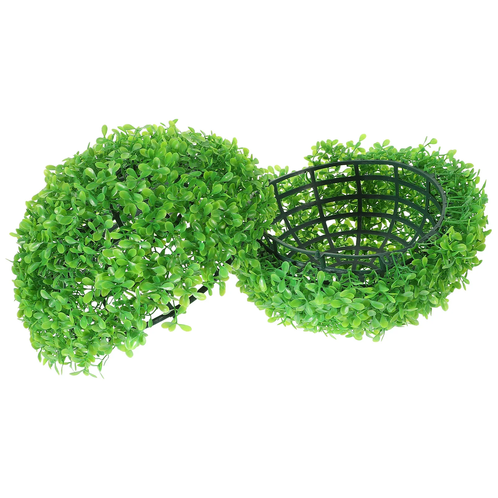

1pc Simulated Grass Ball Decorative Hanging Plant Topiary For Home Garden Party Ceiling Ornament Artificial Green Leaf Decor