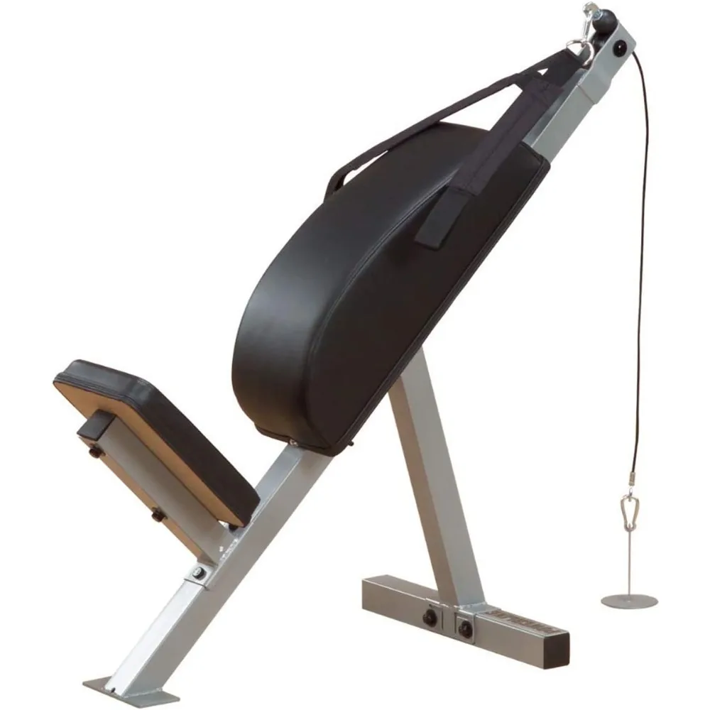 Banco crunch Ab con carga de placa Powerline (PAB21X), máquina de entrenamiento de músculos abdominales de 6 paquetes para gimnasio en casa, capacidad de peso de 350 libras