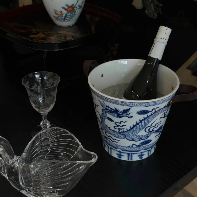 Hielera de Cerámica para Whisky, Vino Tinto, Bebidas, Champán, Vino Blanco, Riesling