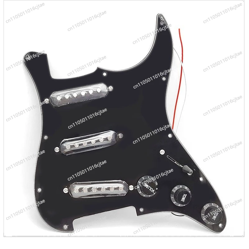 For Musical Instrument Store Electric Guitar Single Single Panel Pickup with Guard and Knob Accessories Multi-color Optional