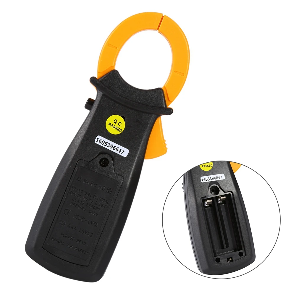 DT-3266L Digital Amper Clamp Meter Multimeter Current Clamp Pincers Voltmeter Ammeter 600A AC/D