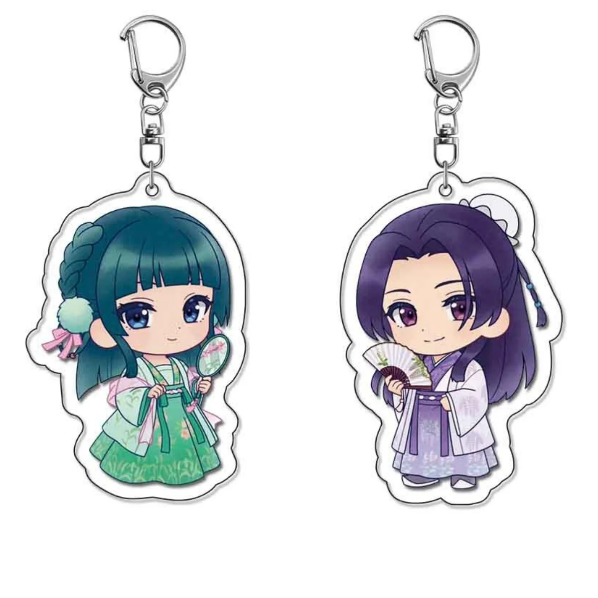The Apothecary Diaries Maomao Jinshi Xiaolan Gaoshun Acrylic Keychain Anime Cute Double Sided Keyring Bag Pendant Christmas Gift