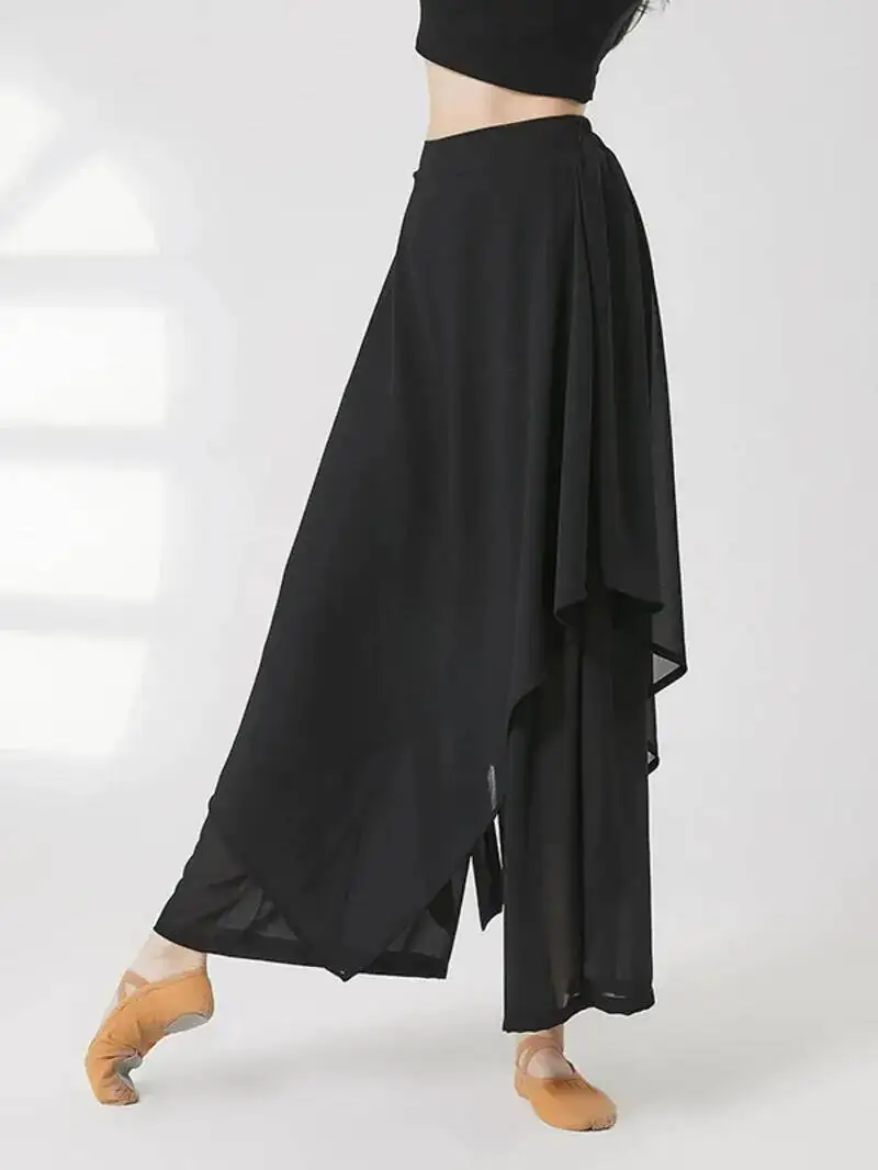 Women Wrap Dance Skirt Girls Long Dance Skirt Ballet Wrap Skirt Dance Skate Over Scarf Skirt Dancewear Fashion Women 6O94