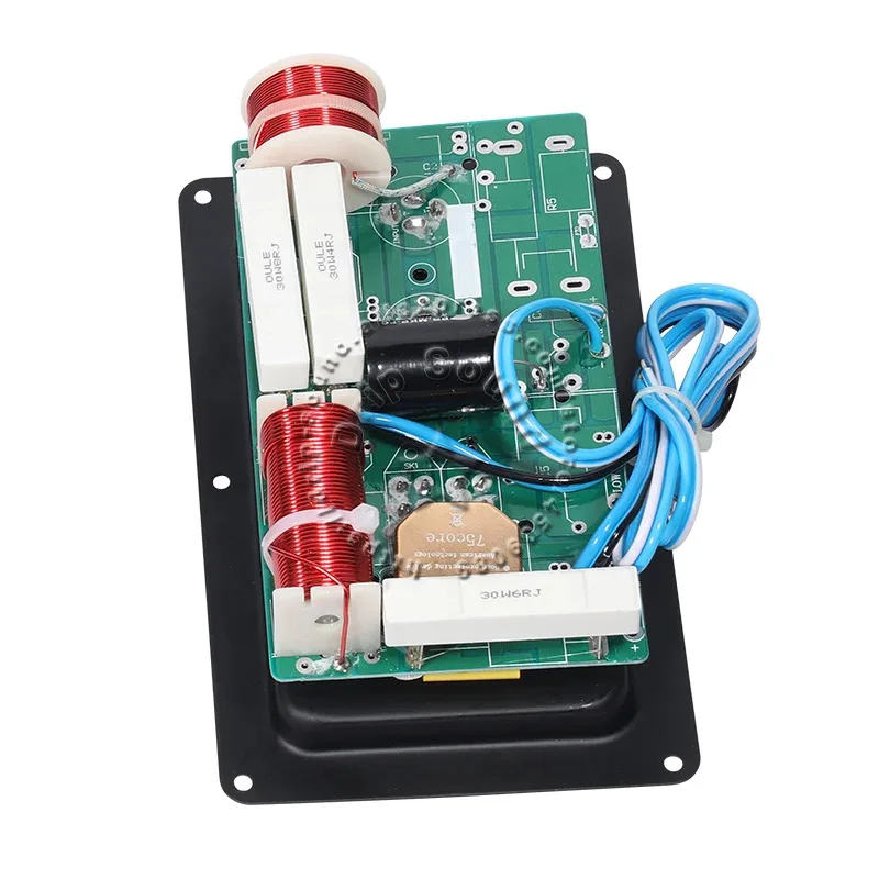 800W 2-Wege HiFi Lautsprecher Crossover, Dual Tweeter & Woofer Frequenzteiler, 15" Audiofilter mit Anschlussbox