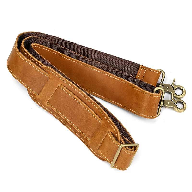 Vintage Lederen Riem Voor Schoudertas Verstelbare Lange Riem Voor Messenger Bags Heren Tas Riem