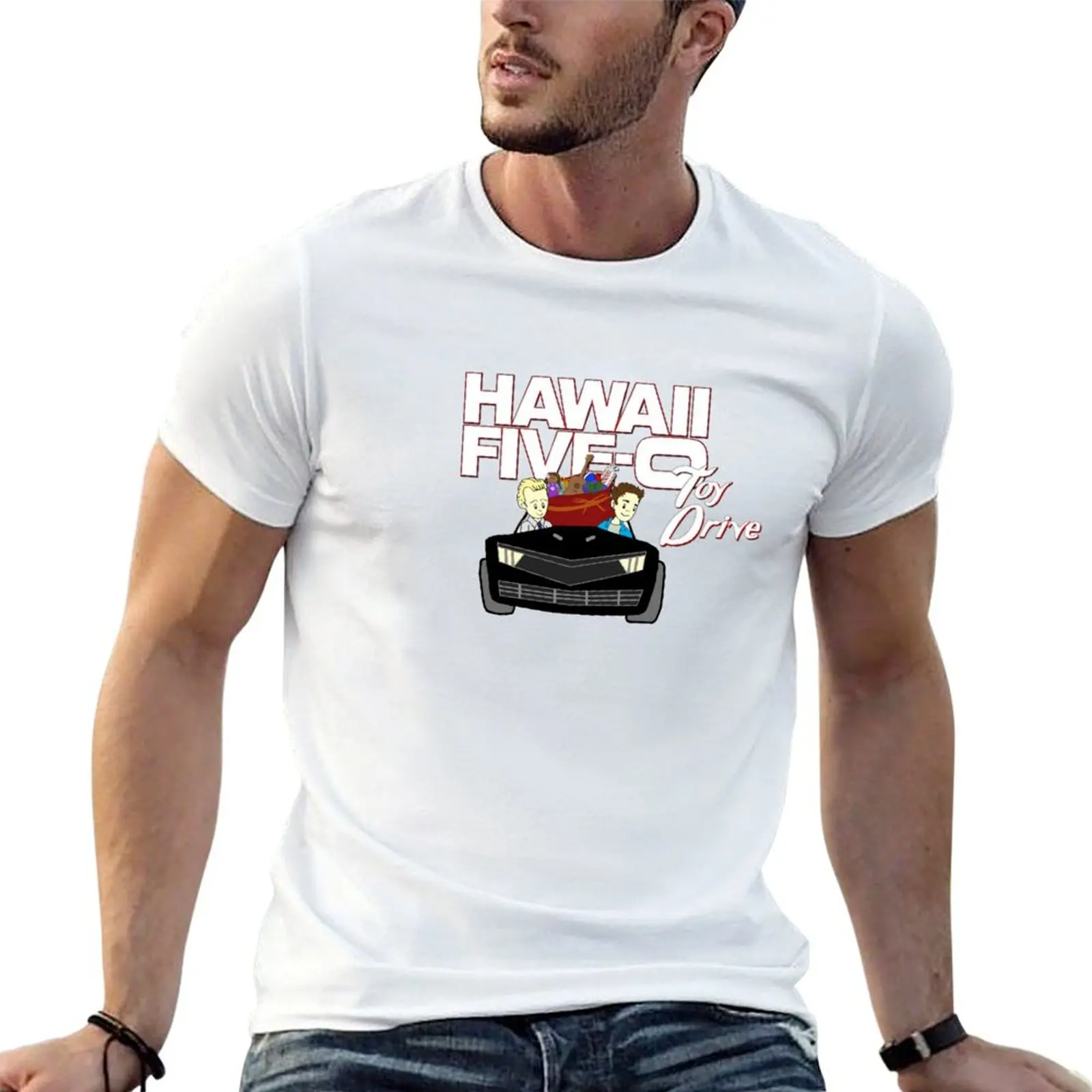 

cotton Hawaii shirt t graphic 100% man Five-0 Drive T-Shirt 2015 shirts t Toy