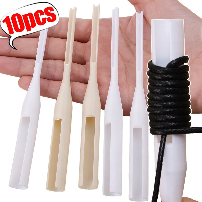 

10pcs Rose Knot Weaving Tool Arts Hand Rope Weaving Stick Professional Beginner DIY Handicraft Portable Knit Stick Supply