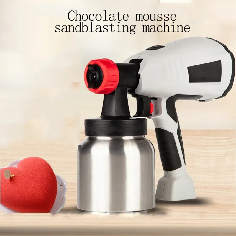 220v 600w Handmade Dessert Chocolate Sandblasting Machine Cake Decoration Pastry Sandblasting Machine Baking Tools
