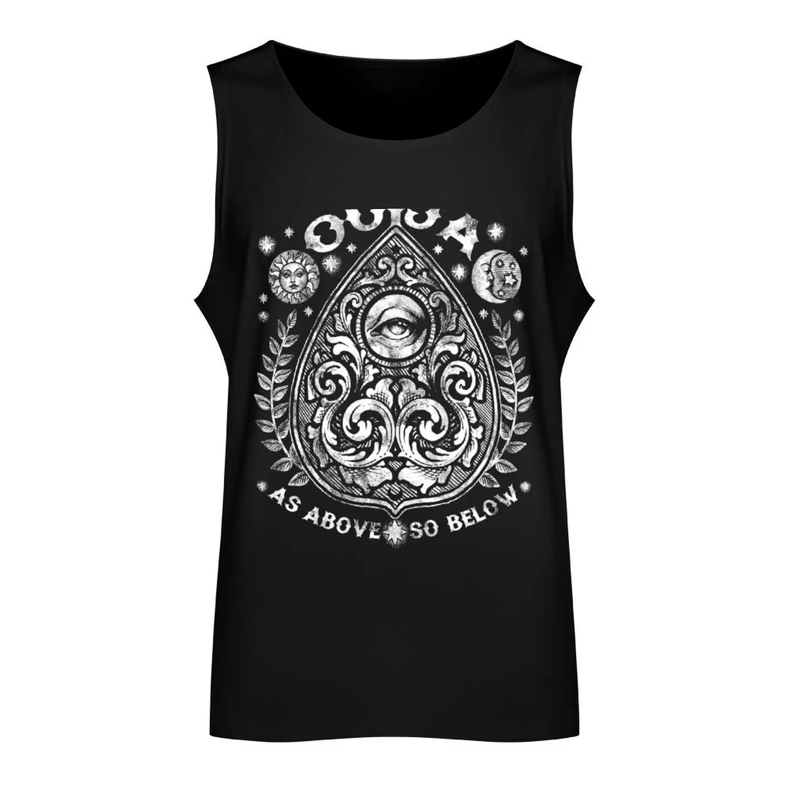 Victorian OUI JA Planchette Tank Top t shirt bodybuilding Gym wear