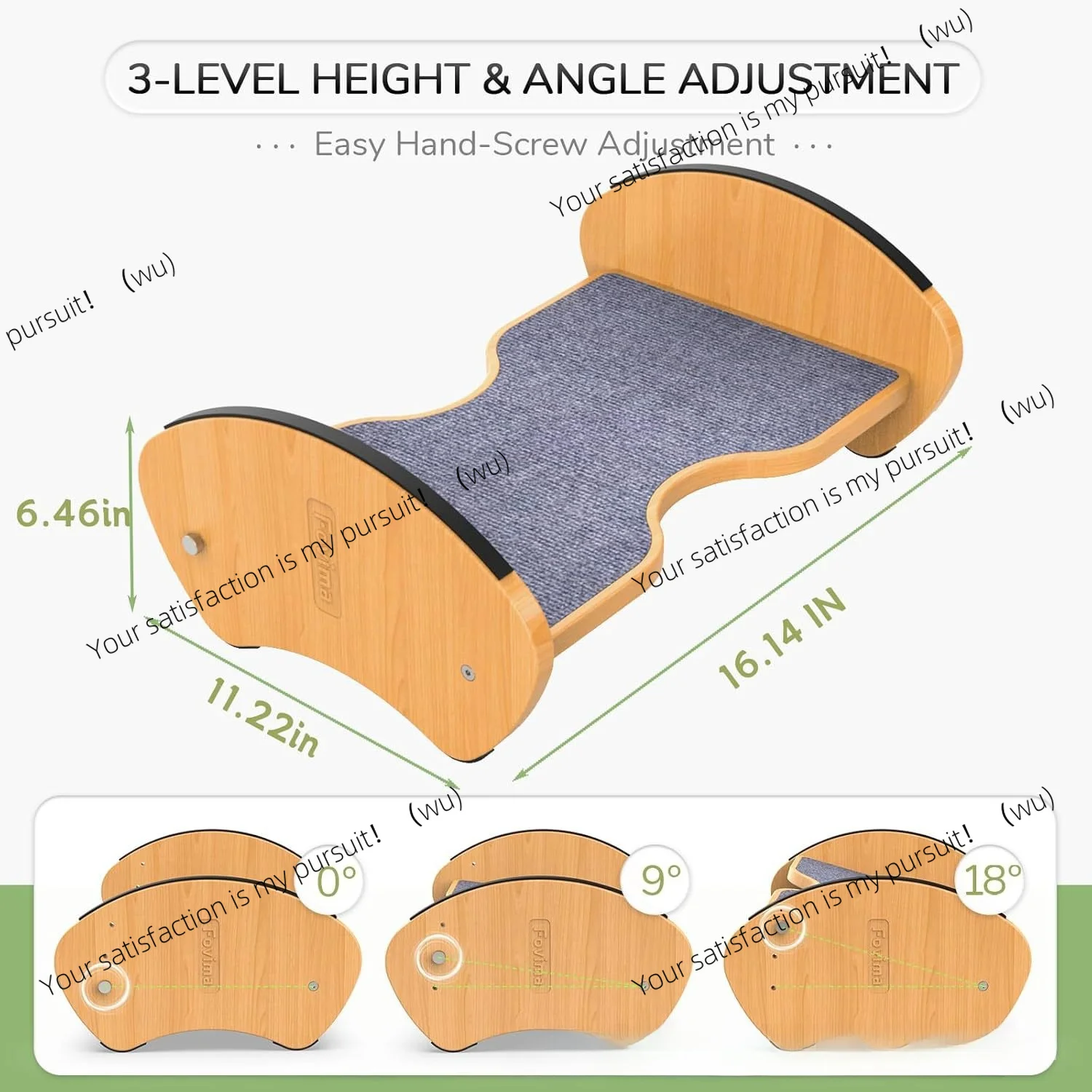 Office Wooden Pedals Under Table Wooden  Stool Solid Wood Stool Bamboo Stool Wooden Foot Pads