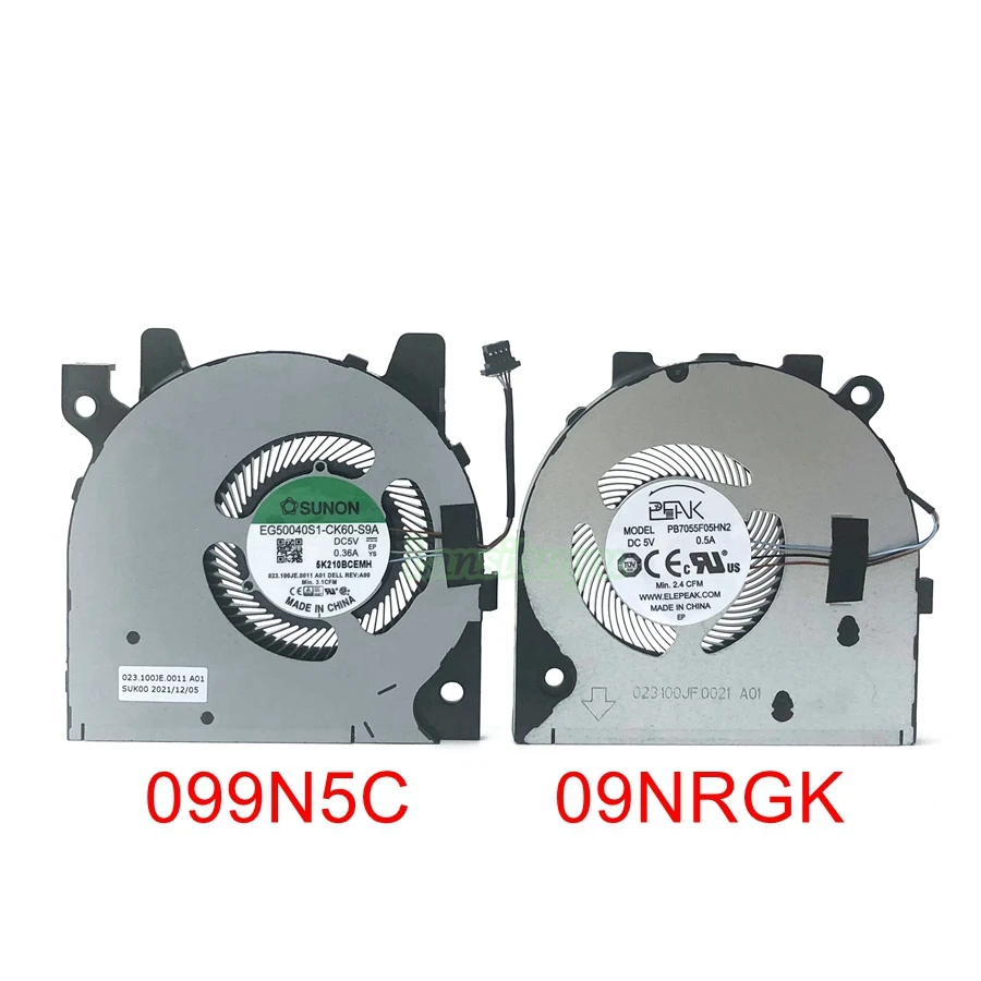 مروحة تبريد للابتوب inspiron 13 من dline ، 2 في 1 ، pb70f05hn2 ، ، 7.5 ، 099n5c ، dc5v ، جديدة