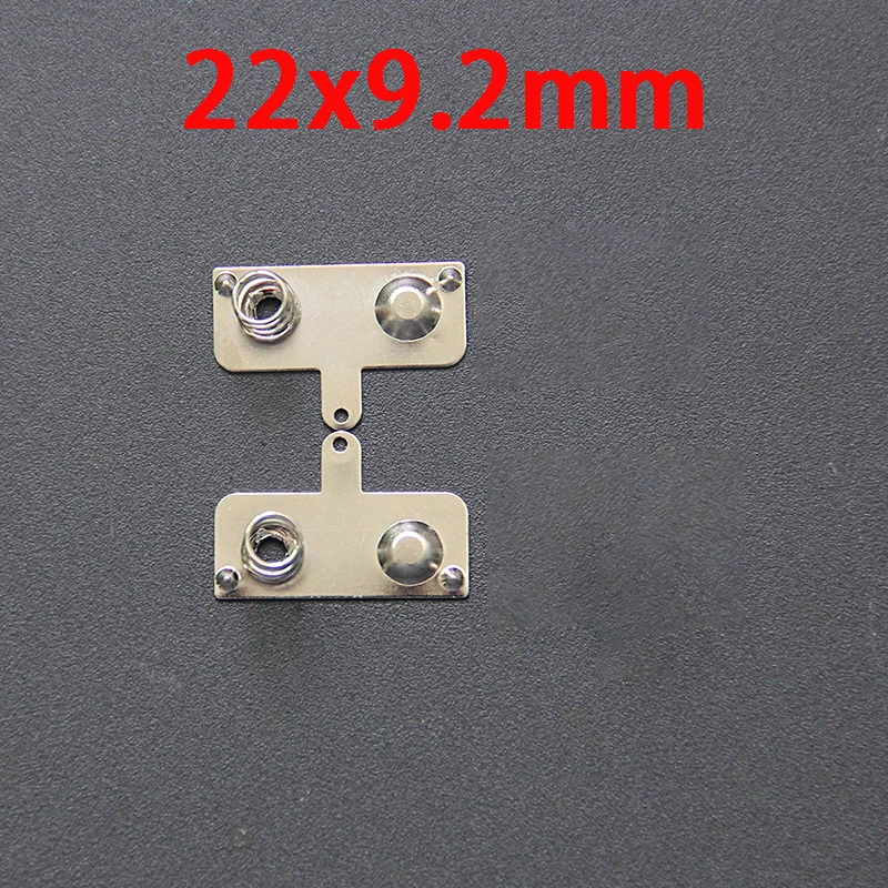 

20PCS Batter Spring Contact AAA Battery Box Positive And Negative Sheet Nickel Plating Battery Shrapnel,22x9.2MM