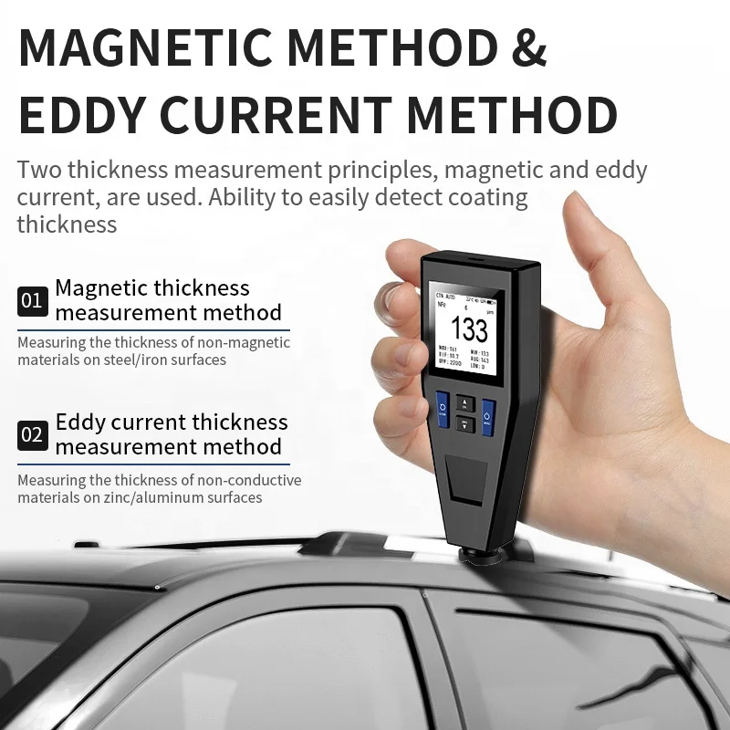 Wholesale NT-1S Portable High Precision Used Car Automotive Paint Film Tester Car Paint Checker Paint Thickness Gauge