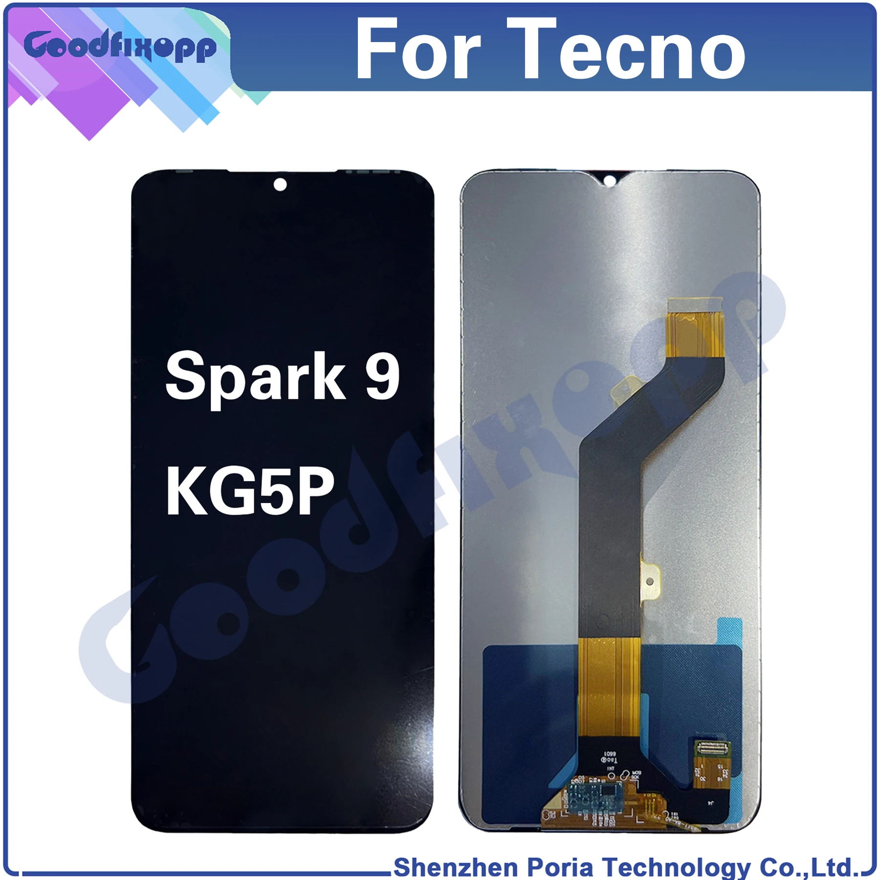 

Запасные части для ЖК-дисплея для Tecno Spark 9 KG5P Spark9