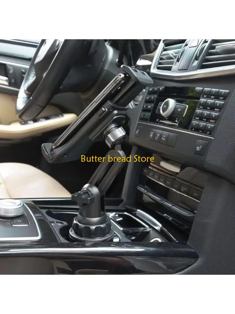 

W89C Car Tablet Mount Adjustable Arm Car Cup Holder Cellphone Mount Stand for 4 to 12" Smartphone Tablet
