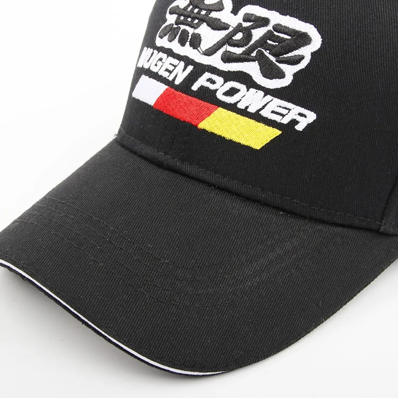 Mugen Power Outdoor Summer Sports Hat Embroidery Baseball Caps Spring Autumn Outdoor Adjustable Casual Hat Sunscreen Hat Sticker view 5