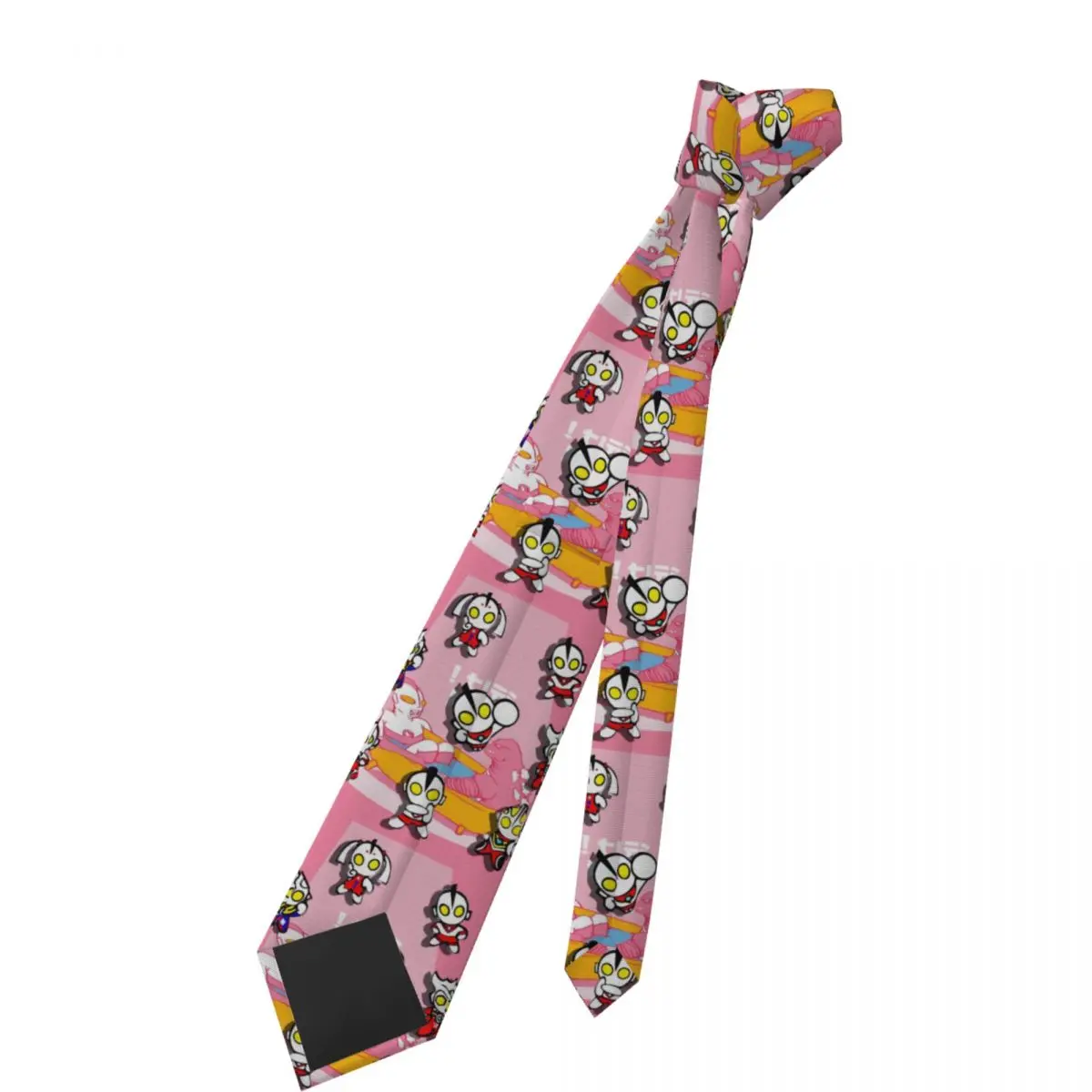 مخصص الكرتون U-Ultramanes هزلية لطيف التعادل الرجال أزياء الحرير ربطات العنق الكلاسيكية للحزب