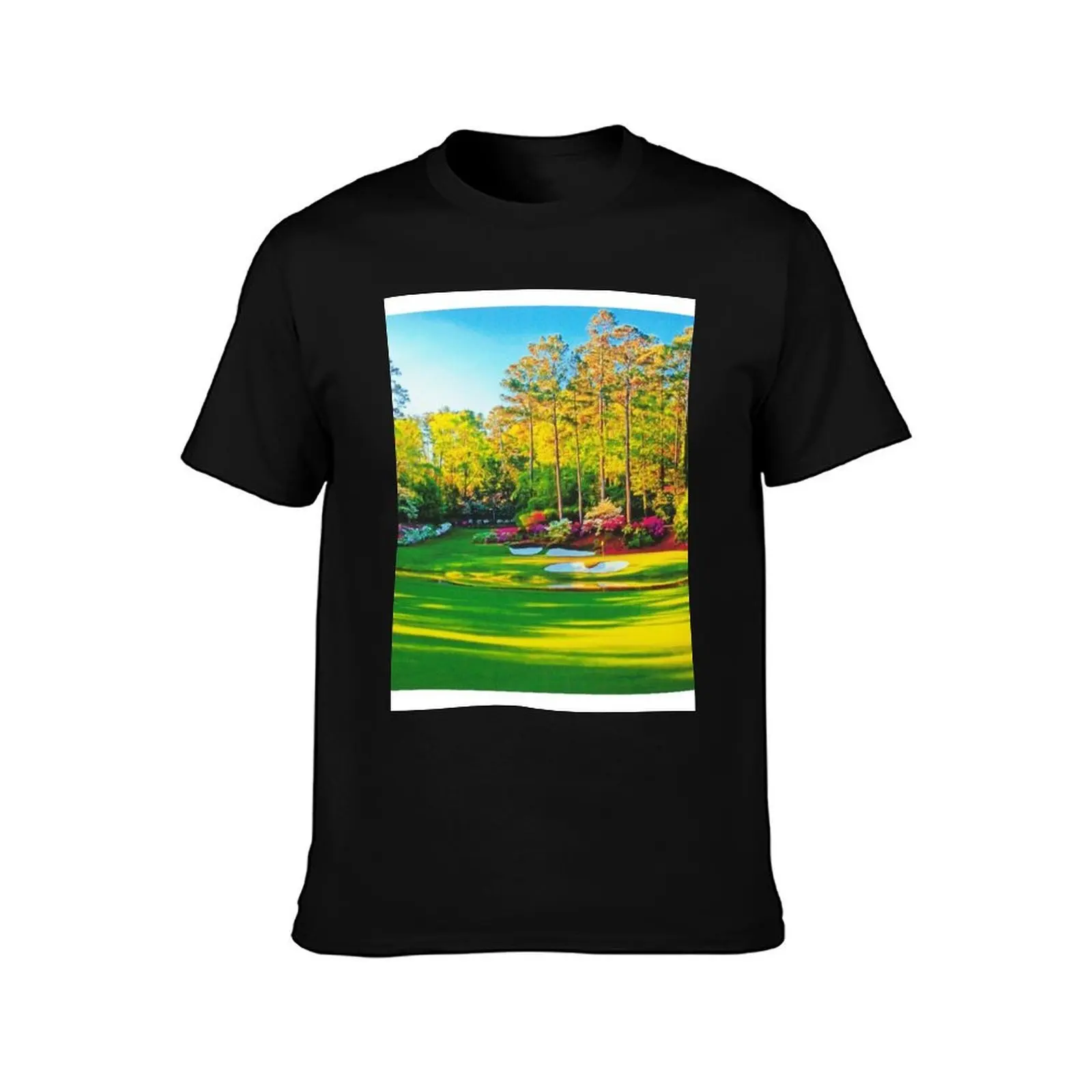 Hole 13 at Augusta National Golf Course T-Shirt Breathable Travel T-Shirt