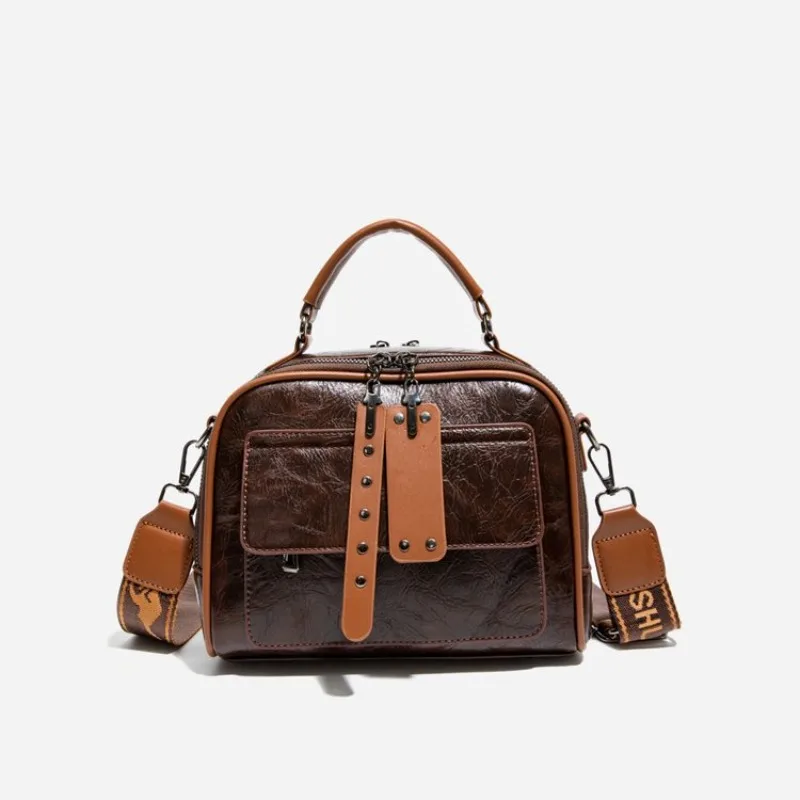 

2025 Новая женская большая сумка премиум-класса, большая вместительная сумка через плечо с несколькими отделениями для работы и поездок на работу