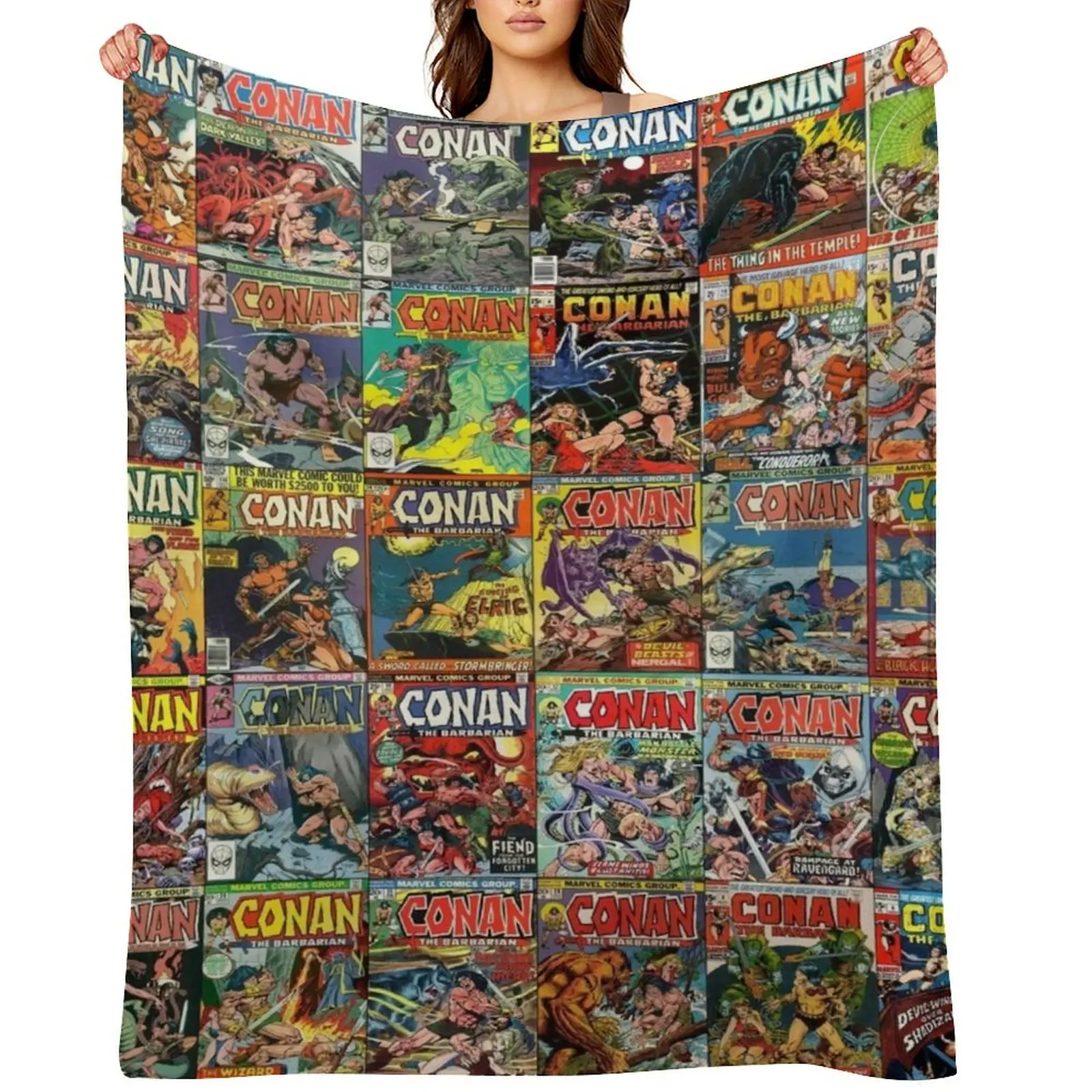 

Conan the Barbarian Throw Blanket Softest christmas decoration Plaid on the sofa for babies Blankets