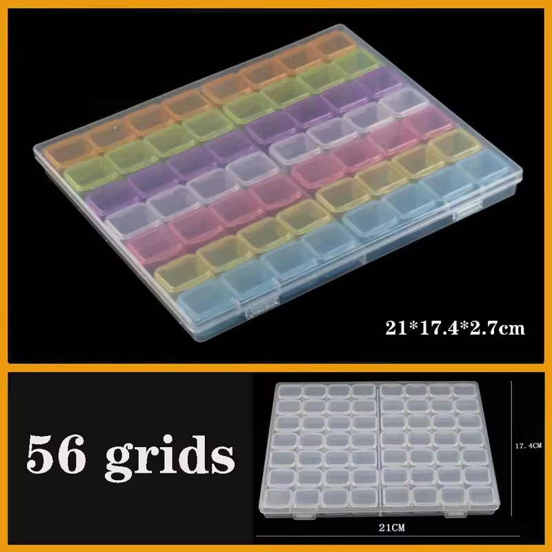 Transparent Plastic box Screw Compartment Box Jewelry Earring Display Case Container Clear Terminal Organizer Tool Storage boxes - Image 30