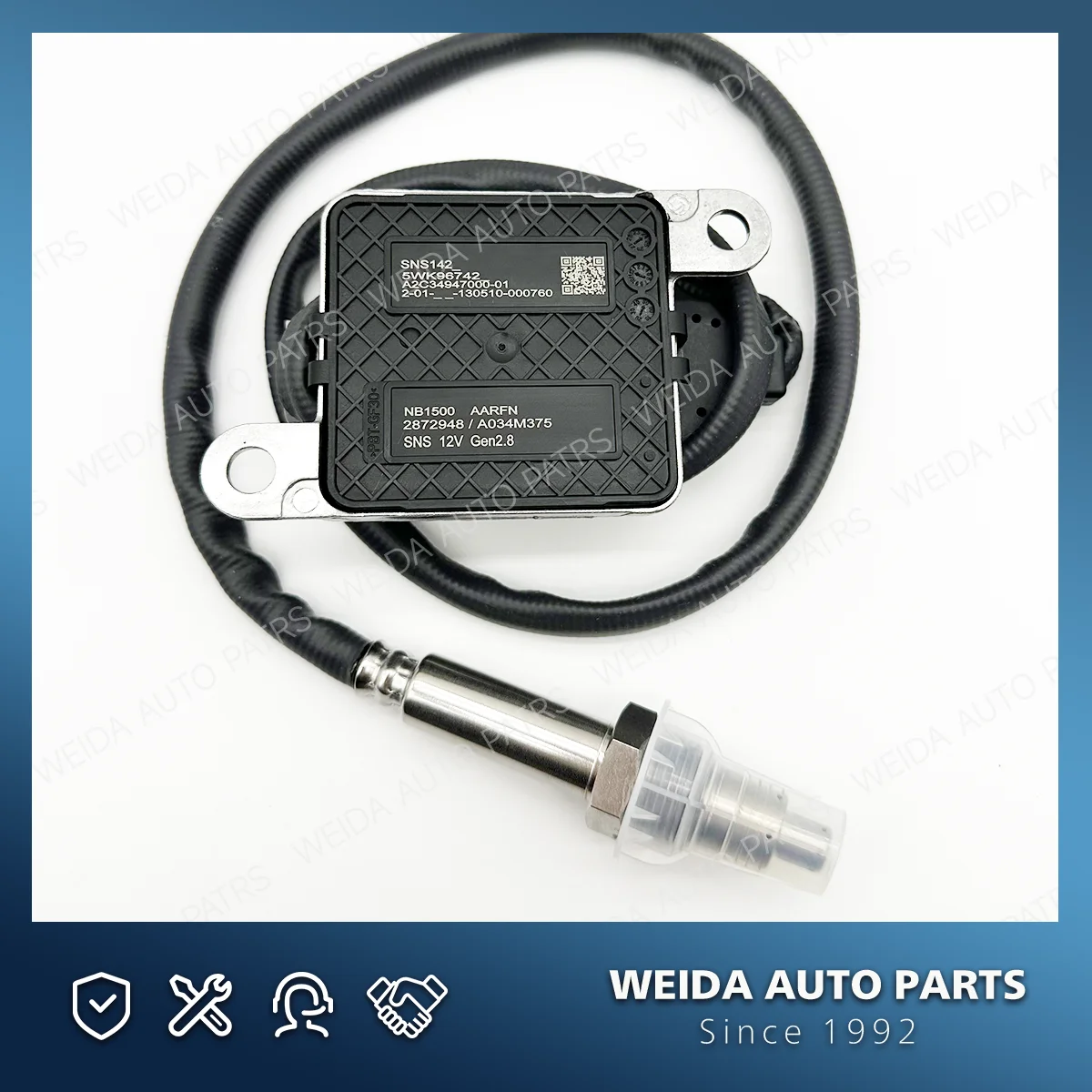 5WK96742 2872948 Nitrogen Oxygen NOx Sensor 5WK9 6742 For Cummins ISX QSX Engines 11.9L 15L ISX15 2013-2018 1 sold