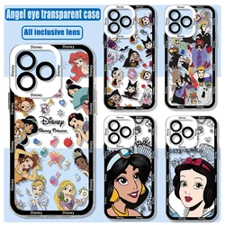 Cute Disney Princess Evils Queen Clear Case For Samsung A73 A72 A71 A55 A52 A51 A50 A42 A35 A33 A32 A24 A23 A22 A13 A05 5G Cover