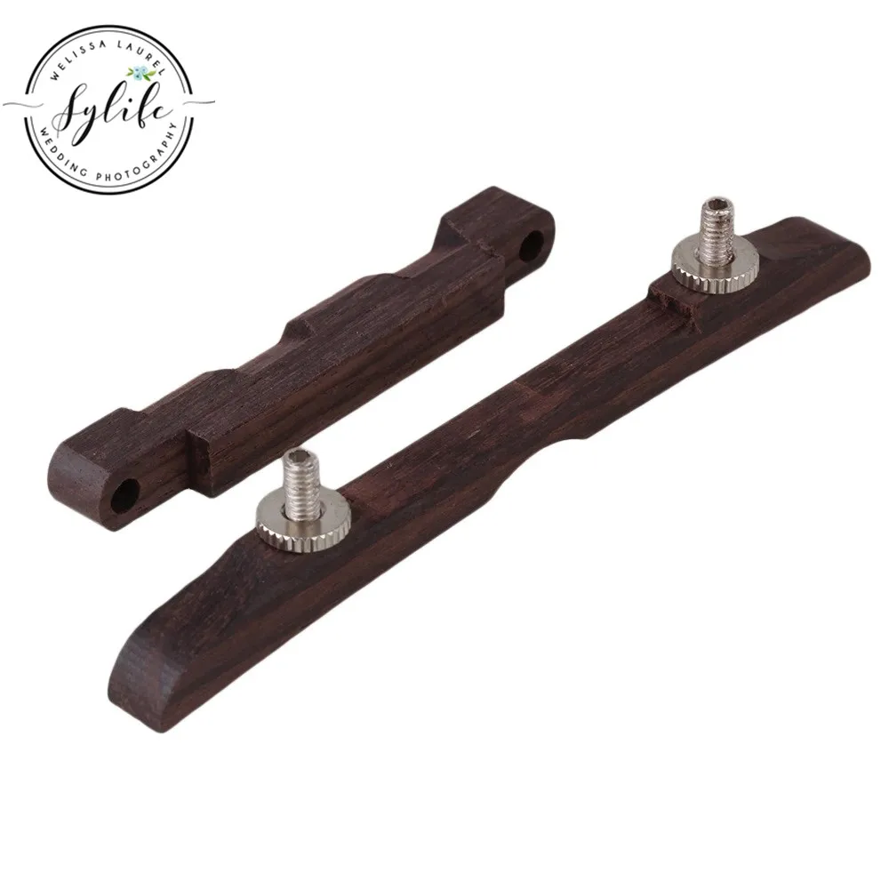 Height ADJUSTABLE Rosewood Bridge For Mandolin - Image 3