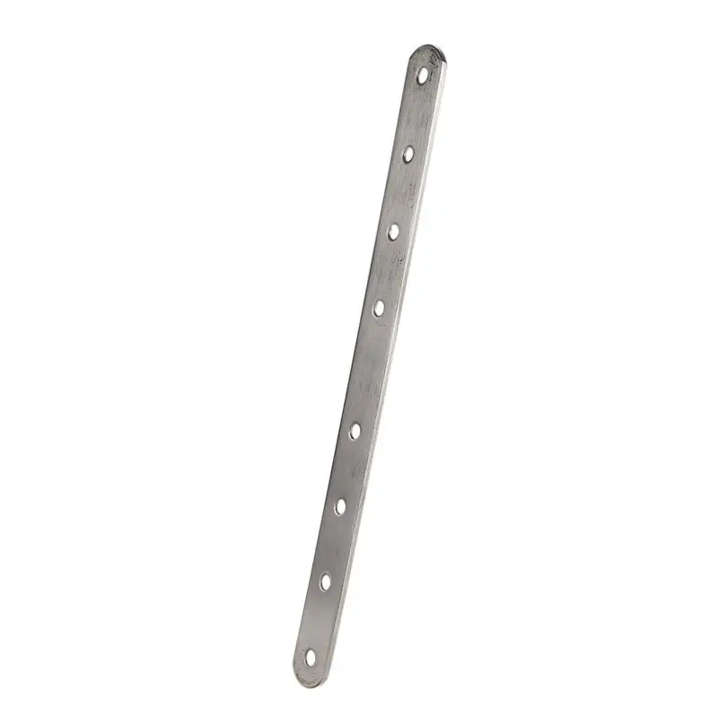 6X Metal 8 Holes Flat Straight Design Corner Brace Angle Bracket 250Mm