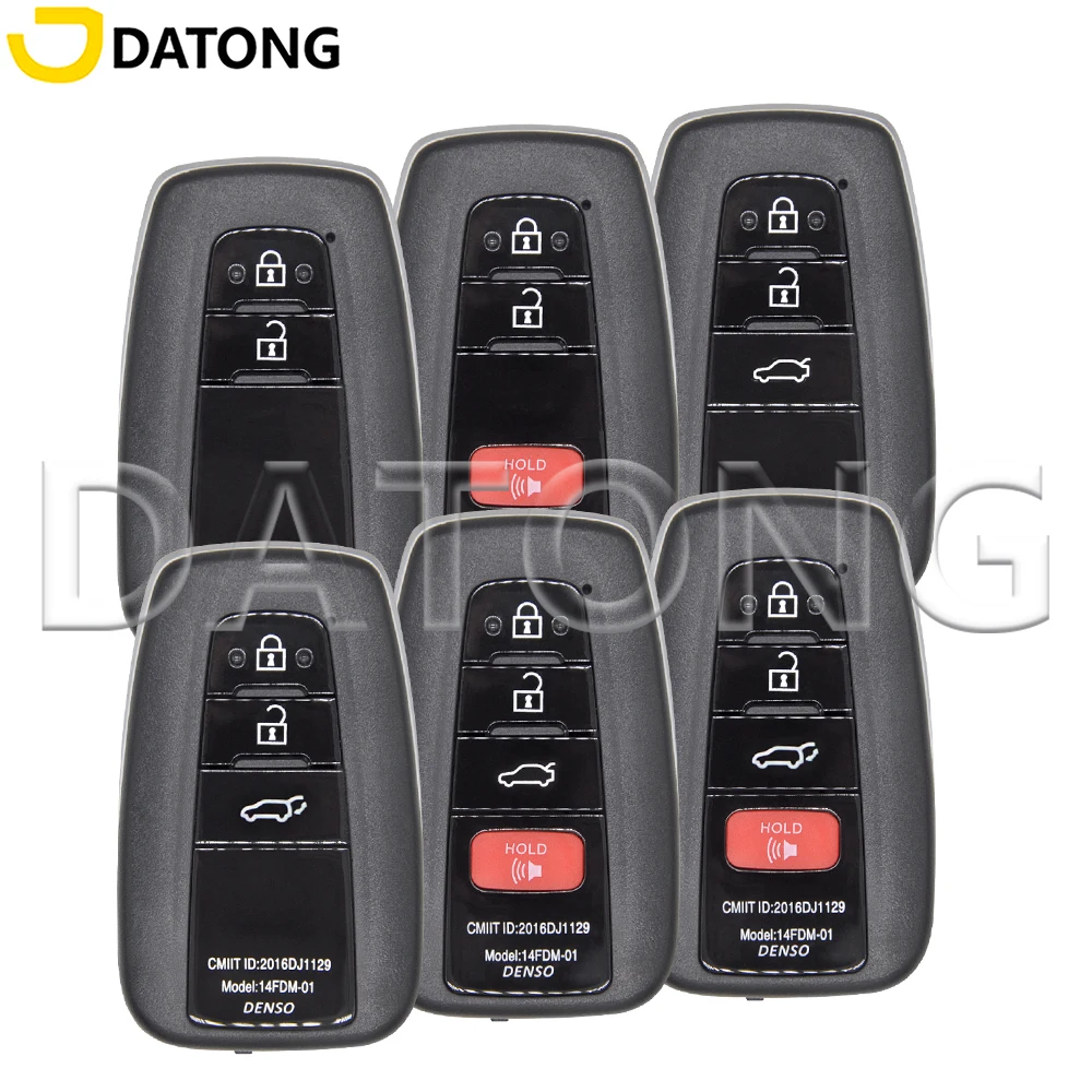 Datong World Modified Car Remote Control Key Shell Case For Toyota Prius Camry Corolla CHR RAV4 Prado Lexus