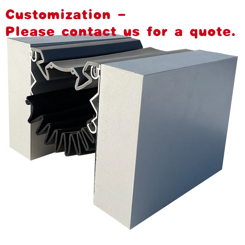 custom.Exterior and Interior Vertical Flexible Rubber Inserted Curtain Wall Expansion Joints