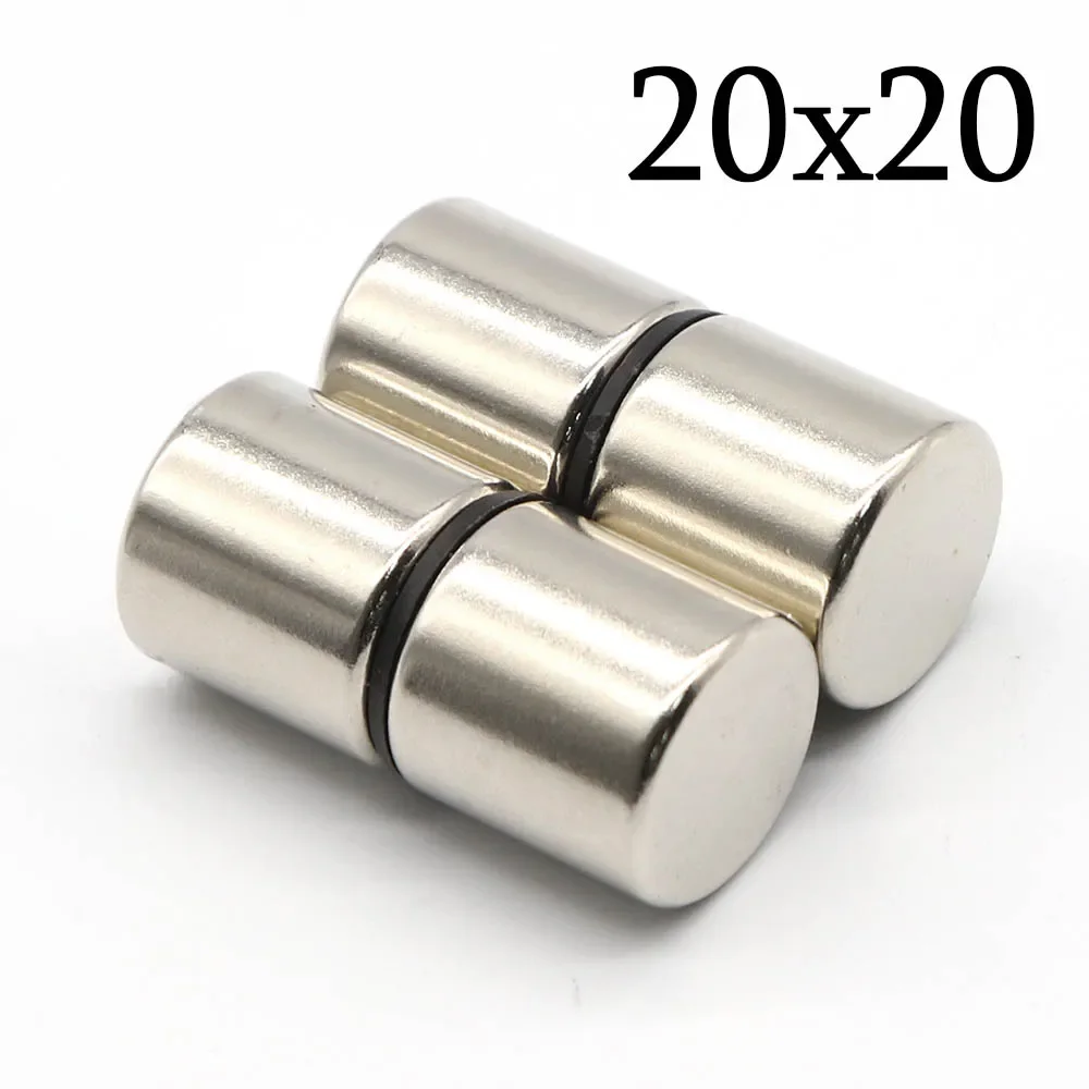 20mmx20mm Super Strong Round Neodymium Magnet Powerful Magnets N35 small Permanent Magnetic NdfeB Refrigerator Magnet 20x20