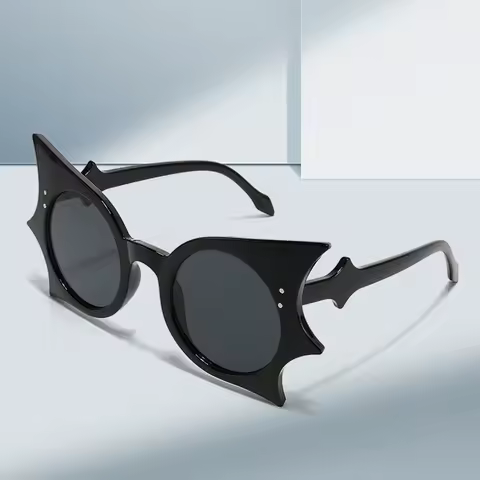 1 pair of party Halloween funny glasses Bat Glasses Ladies Party holiday sunglasses