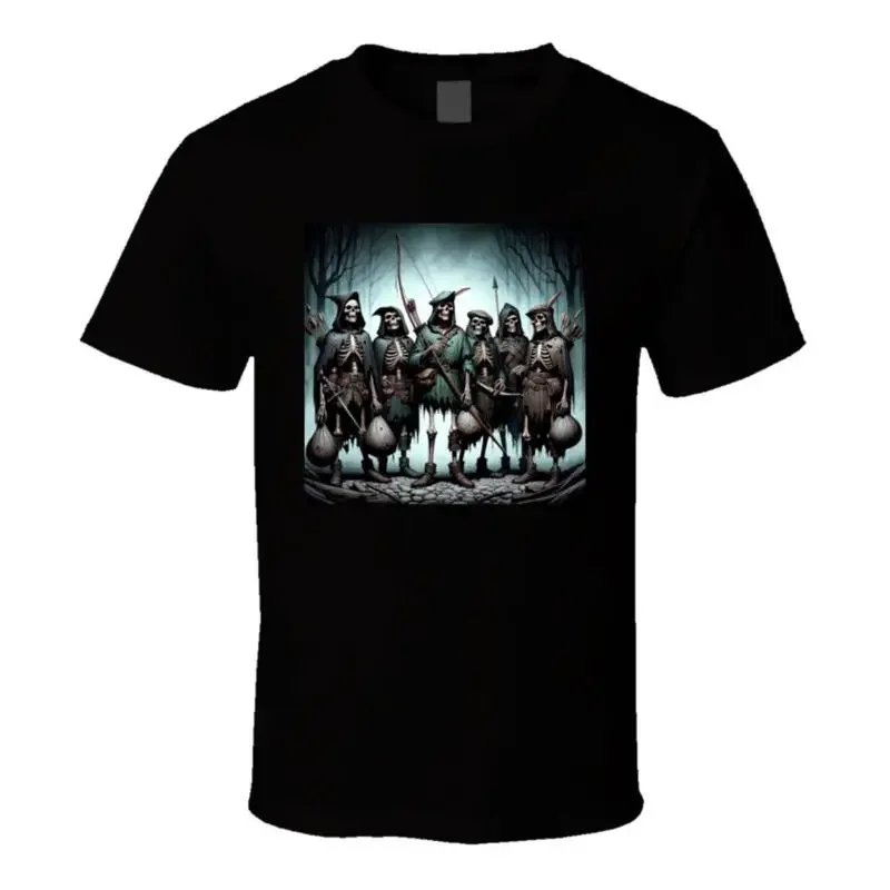 Robin Hood Skeleton Ghost Sherwood Forest T Shirt